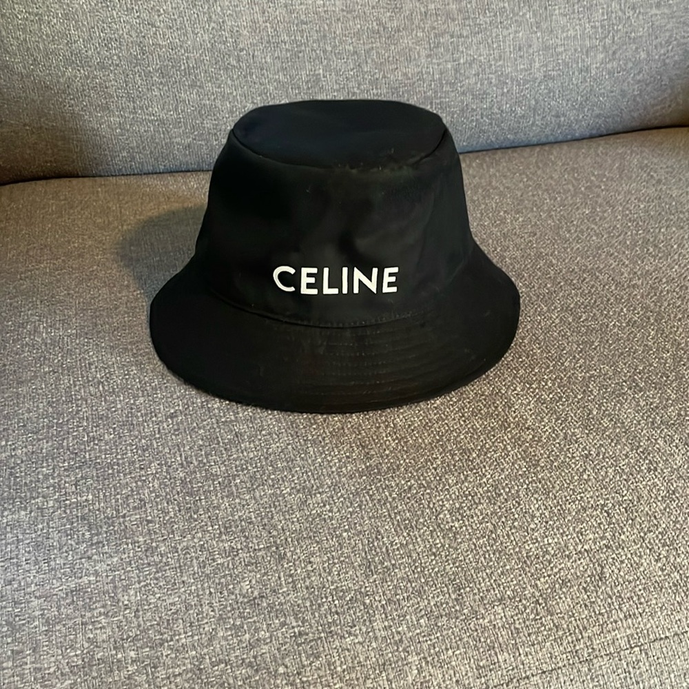 Celine Bucket Hat in Cotton size M